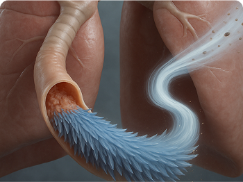Lung Cleaning System Illustration